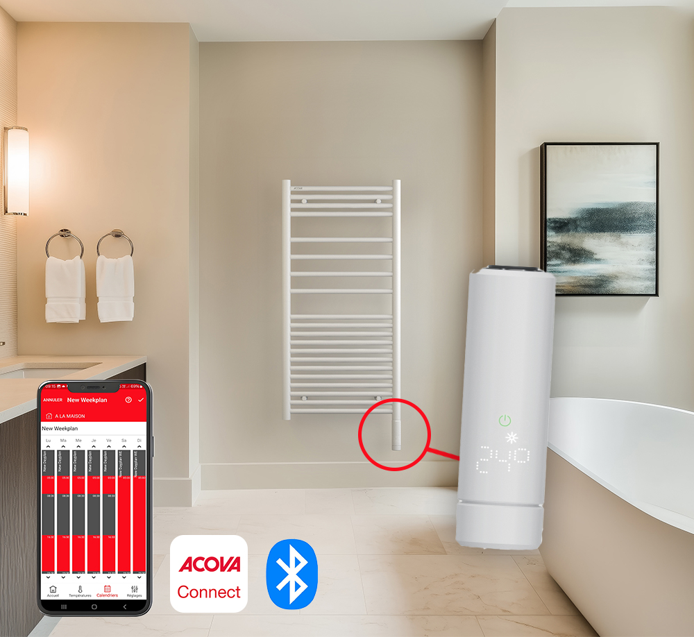 Nouvelle régulation intégrée Bluetooth simple et intuitive : Commande IHC