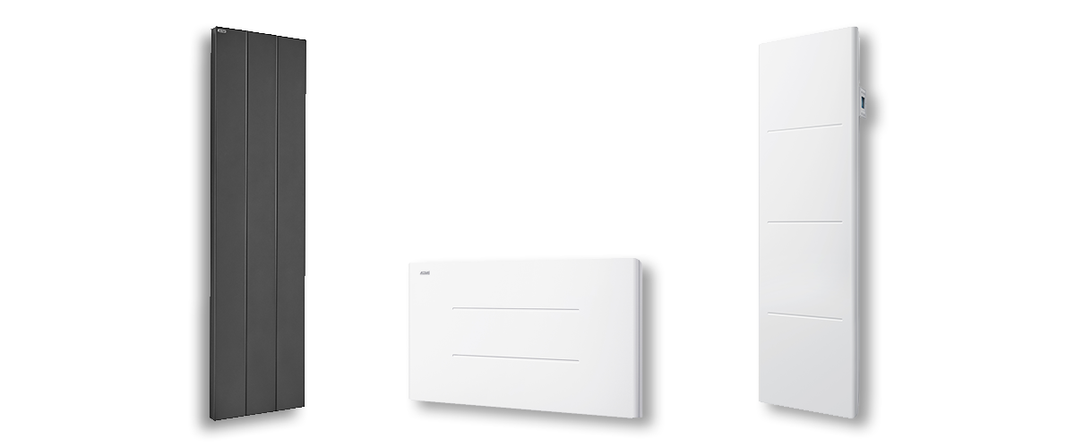 Nos gammes de radiateurs à inertie sèche Mara et Kolone