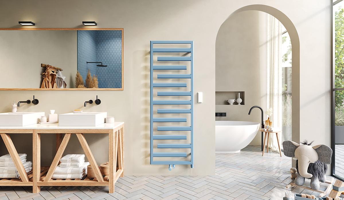 Photo d'ambiance - Radiateur sèche-serviettes Bleu 