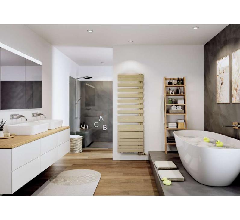 Fassane Spa +Air asymétrique droite chauffage central - FR-IFS | Acova_SS_Fassane_Spa-Air-Asym_EC_coul_beige_quartz_amb_HD.jpg