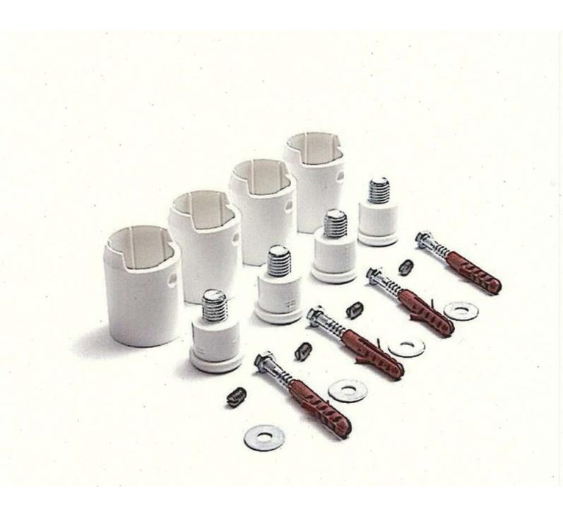 Kit 4 fixations S-Serv FASSANE REGATE ALTAI, Ral 9016 | 962671_kit-fixations-murales-SServ Fassane_Regate_Altai-9016.jpg